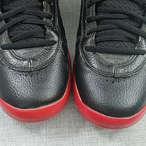 Nike Air Jordan Jumpman Pro 'bred' sneakers - black red men's 10 906876-001 - Picture 3 of 14